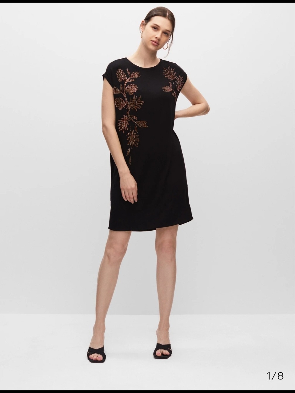 Floral Placement T-shirt Dress